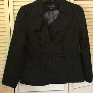 Double breasted coat in Navy Size large